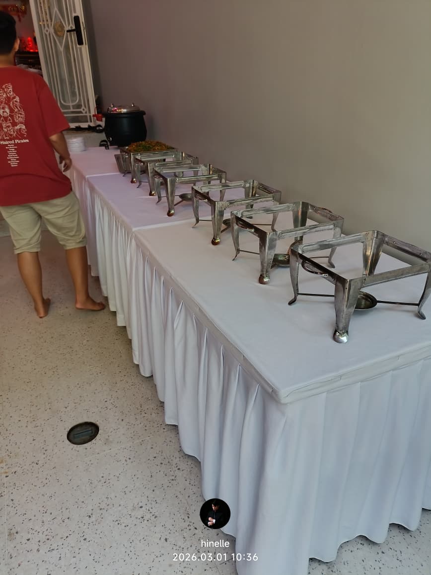 Sewa Meja Prasmanan Bogor Area Sentul, Cibinong & Dramaga Harga Promo
