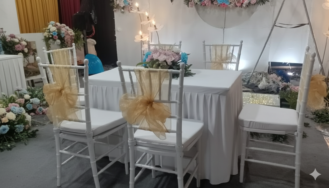 Sewa Kursi Tiffany Jakarta Barat | 3000+ Kursi Pilihan Terbaik untuk Acara Anda