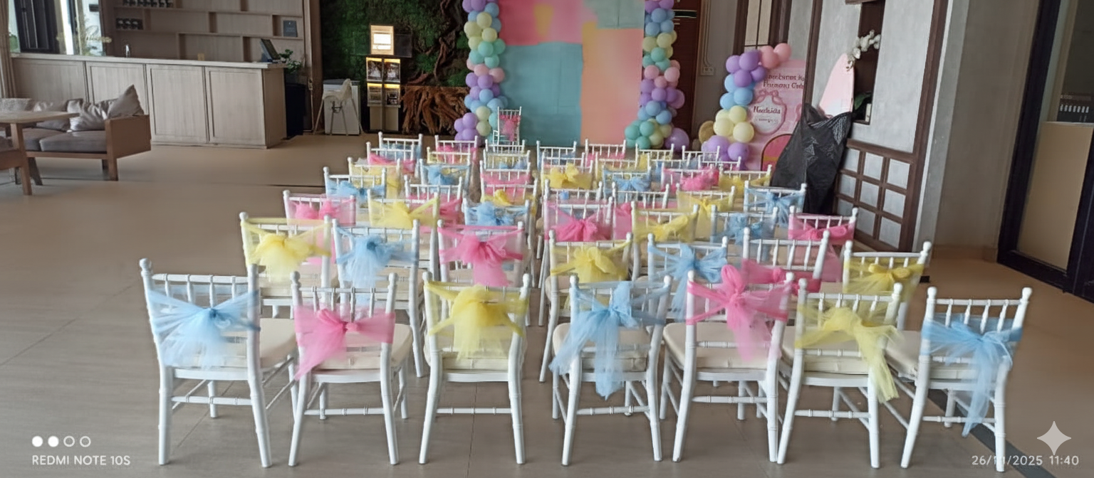 Sewa Kursi Tiffany Anak Terdekat No.1